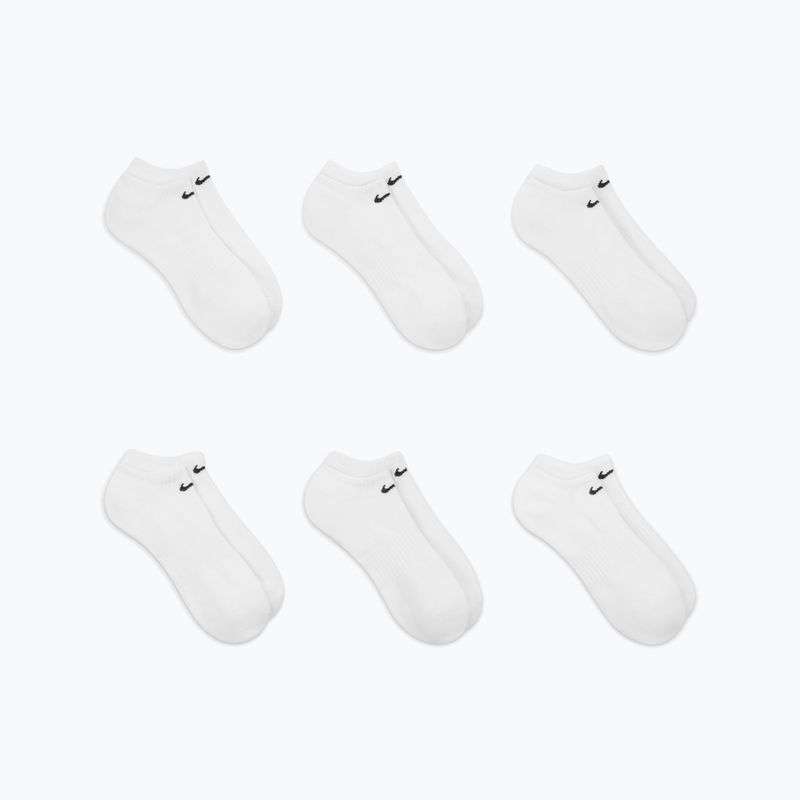 Socks Nike Everyday Cushioned No-Show 6 pairs white/black 4
