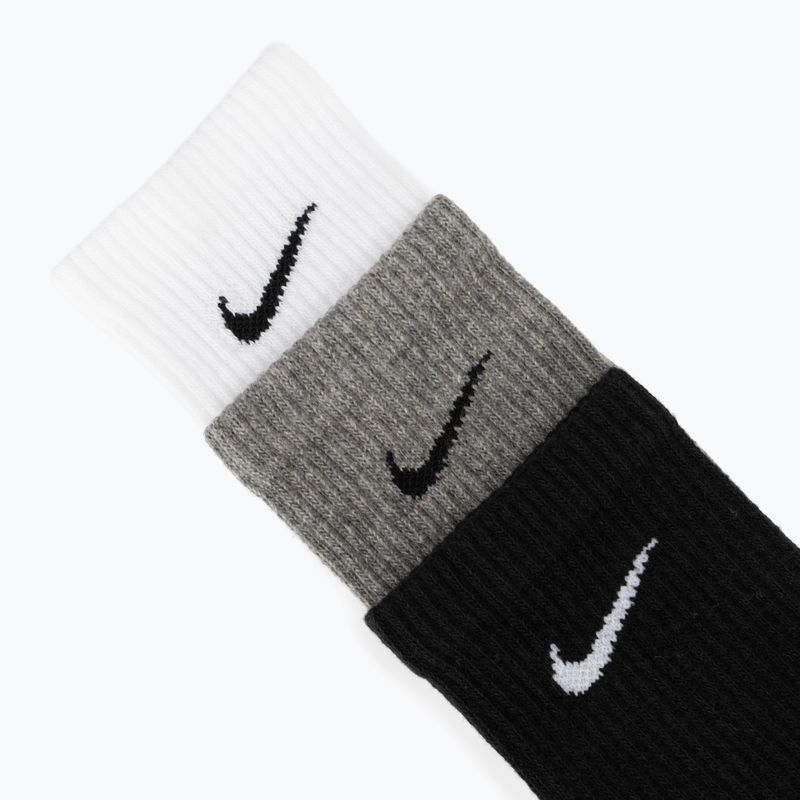 Socks Nike Everyday Plus Cushioned 3 pairs multi-color/white/grey/black 6