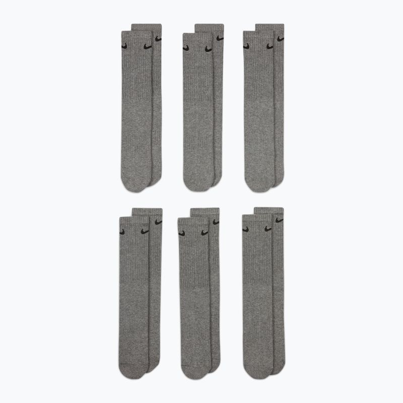 Socks Nike Everyday Cushioned 6 pairs carbon heather/black