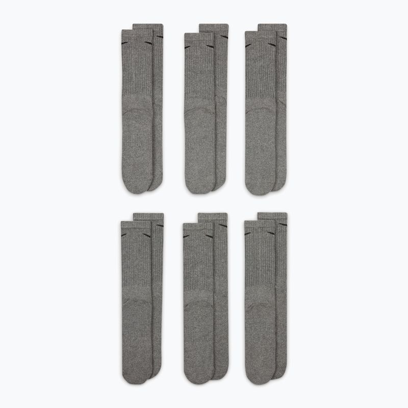 Socks Nike Everyday Cushioned 6 pairs carbon heather/black 2