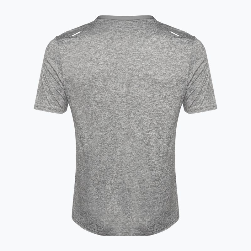 Men's Nike Dri-Fit Rise 365 smoke grey/heather running shirt 2