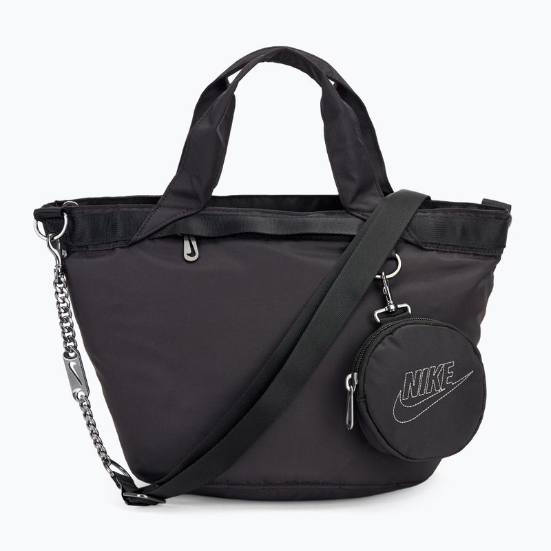 Women's bag Nike Futura Luxe 10 l black/black/light smoke grey