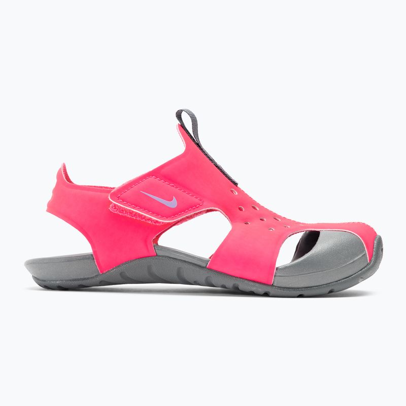 Nike Sunray Protect 2 children's sandals hyper pink/smoke grey/fuchsia glow 2