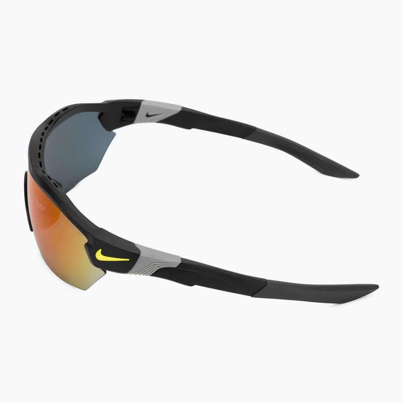 Men's Nike Show X3 Elite L matte black/volt/field tint sunglasses 4