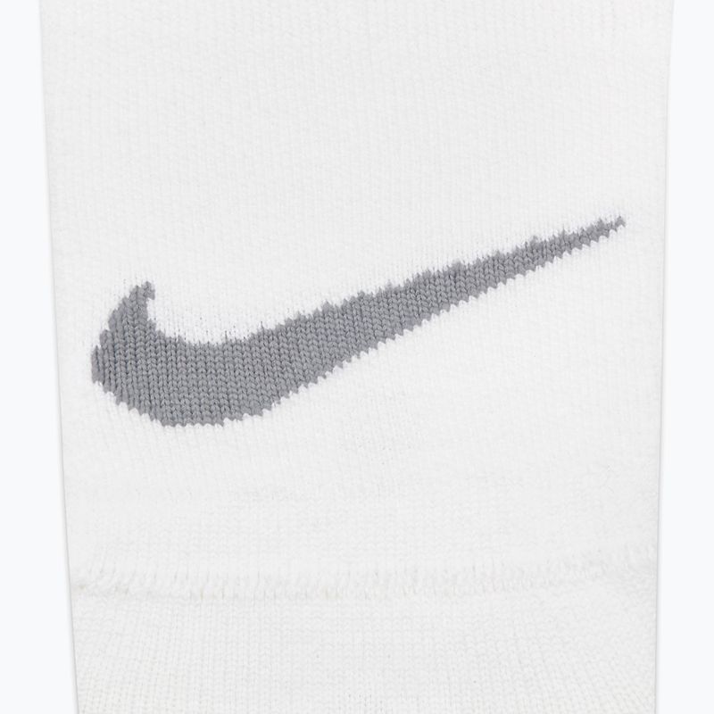 Women's socks Nike Everyday Plus Lightweight Footie 3 pairs white/wolf-grey 4