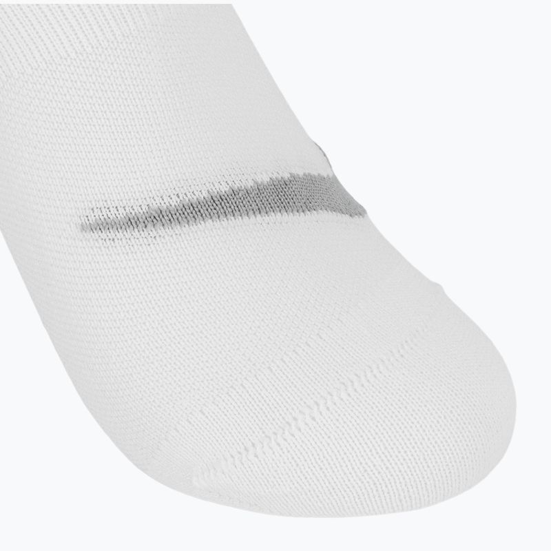Women's socks Nike Everyday Plus Lightweight Footie 3 pairs white/wolf-grey 3