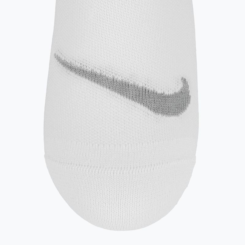 Women's socks Nike Everyday Plus Lightweight Footie 3 pairs white/wolf-grey 4