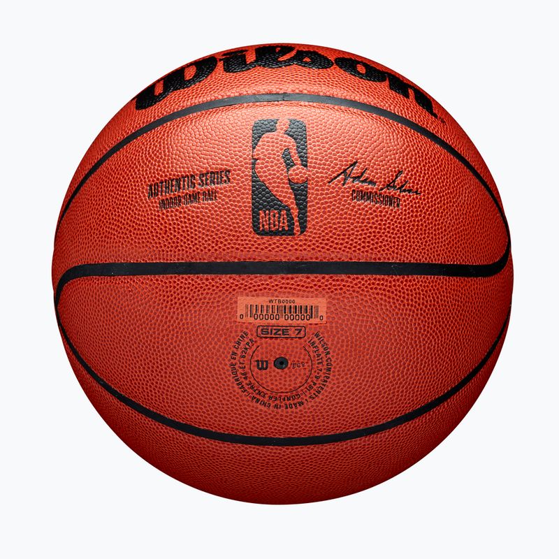Wilson NBA basketball Authentic Indoor orange size 7 6