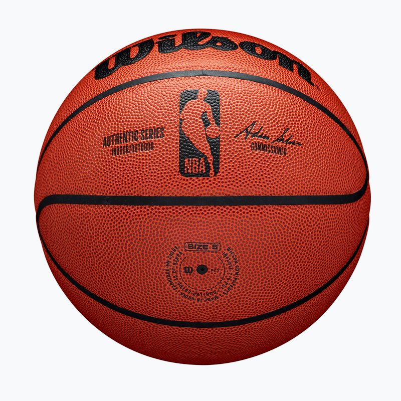 Wilson NBA basketball Authentic Indoor Outdoor orange size 5 6