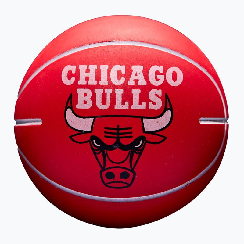 Ball Super Mini Wilson NBA Dribbler Chicago Bulls red