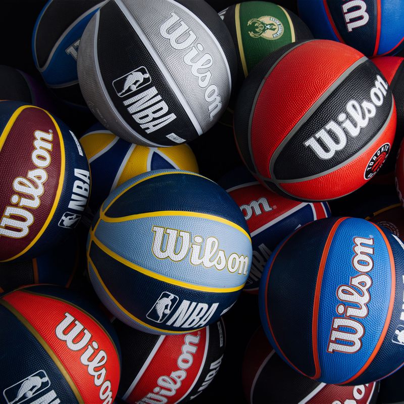 Wilson NBA Team Tribute San Antonio Spurs basketball WTB1300XBSAN size 7 4
