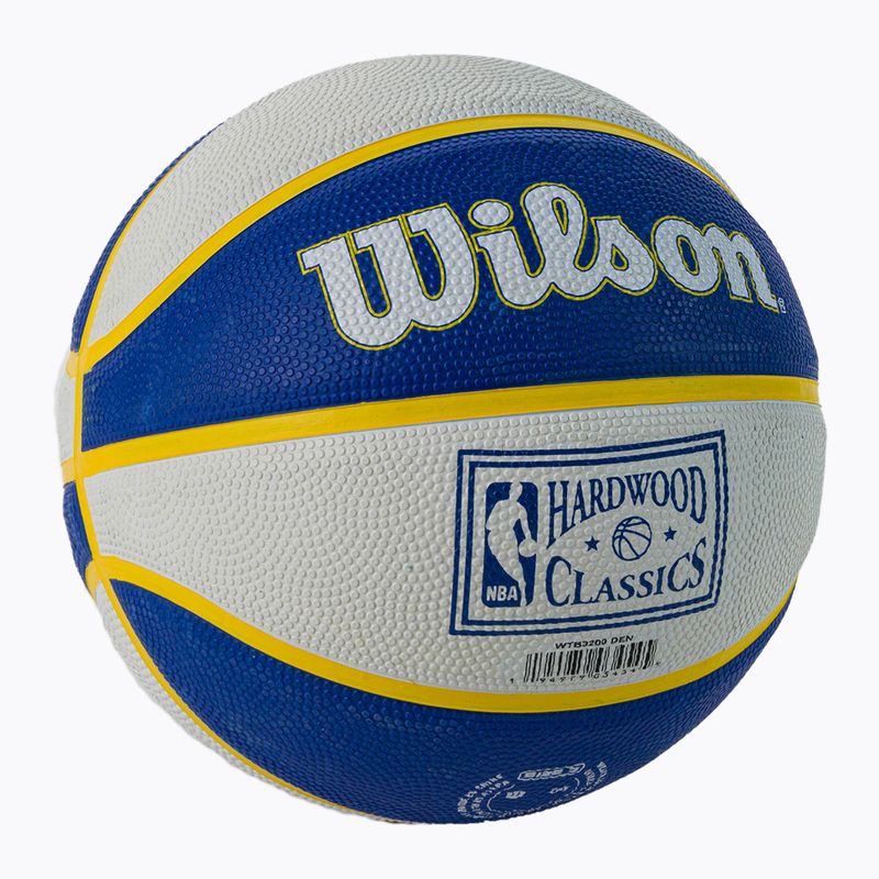 Wilson NBA Team Retro Mini Denver Nuggets basketball WTB3200XBDEN size 3 2