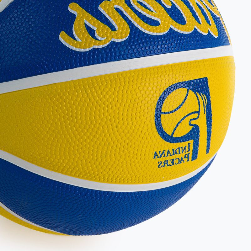 Wilson NBA Team Retro Mini Indiana Pacers basketball WTB3200XBIND size 3 3