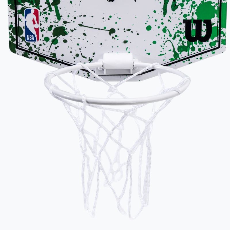 Wilson NBA Boston Celtics Mini Hoop basketball backboard green WTBA1302BOS 2