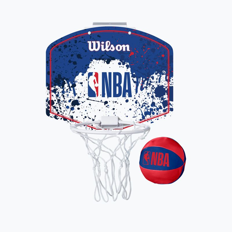 Wilson NBA RWB Mini Hoop basketball backboard blue WTBA1302NBARD 4