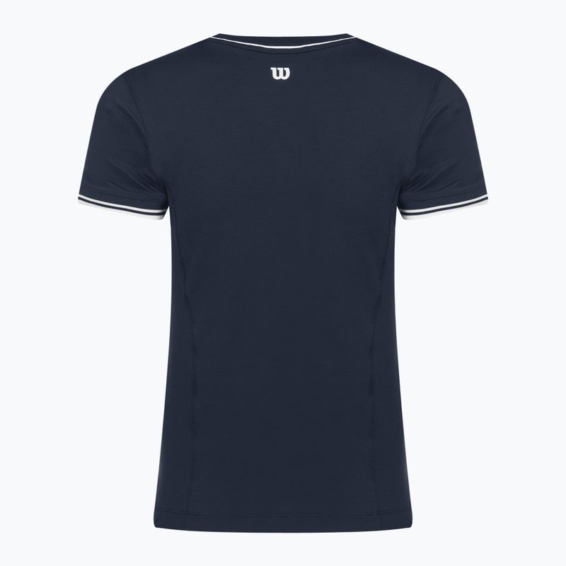 Women's Wilson Team Seamless classic navy T-shirt 2