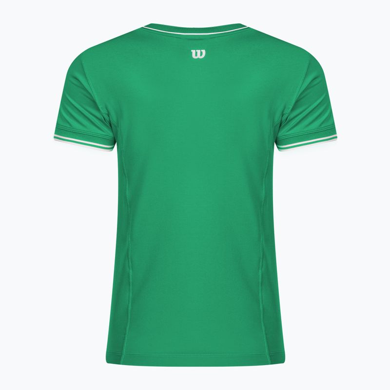 Women's Wilson Team Seamless courtside green t-shirt 2