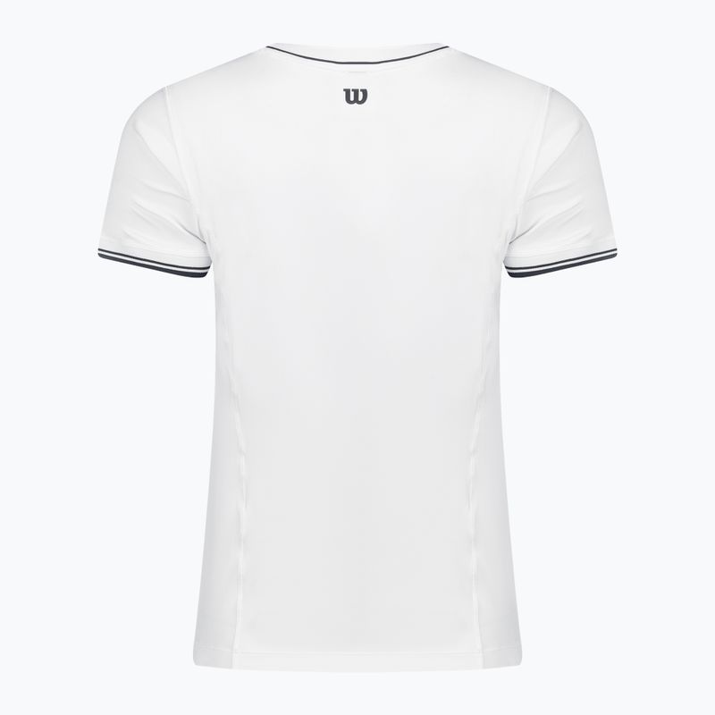 Women's Wilson Team Seamless bright white T-shirt 2