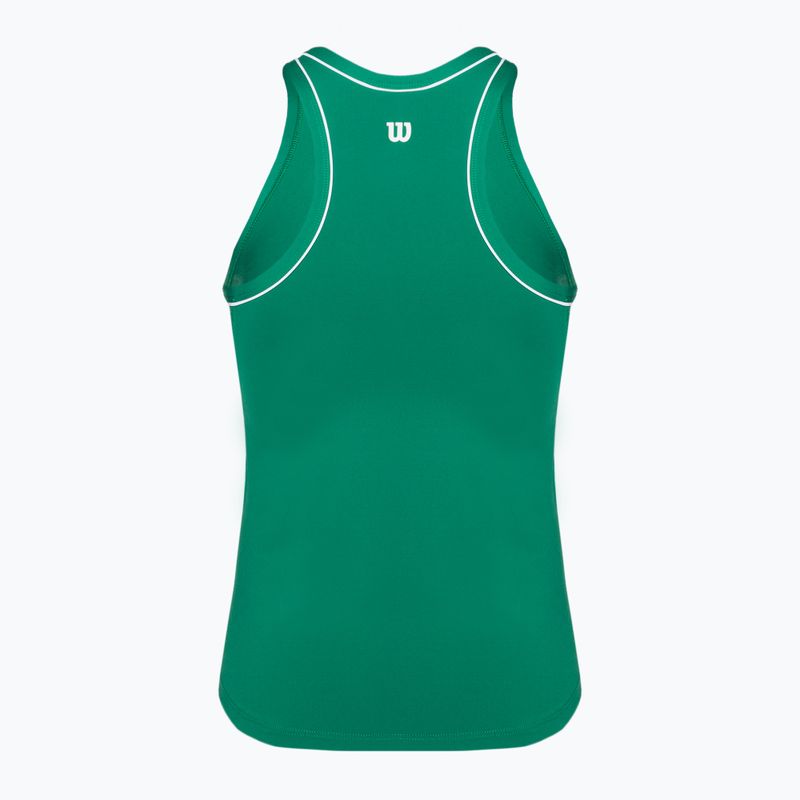 Women's Wilson Team Tank T-shirt courtside green 2