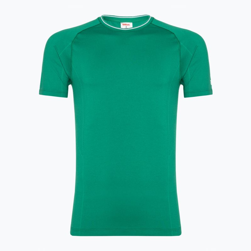 Men's Wilson Team Seamless Crew courtside green t-shirt