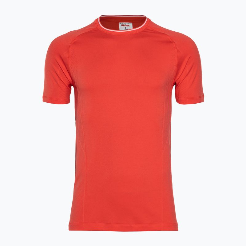 Men's Wilson Team Seamless Crew infrared T-shirt