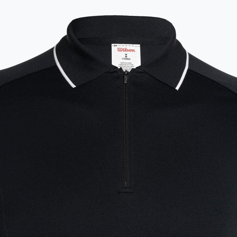 Men's Wilson Team Seamless Polo 2.0 shirt black 3