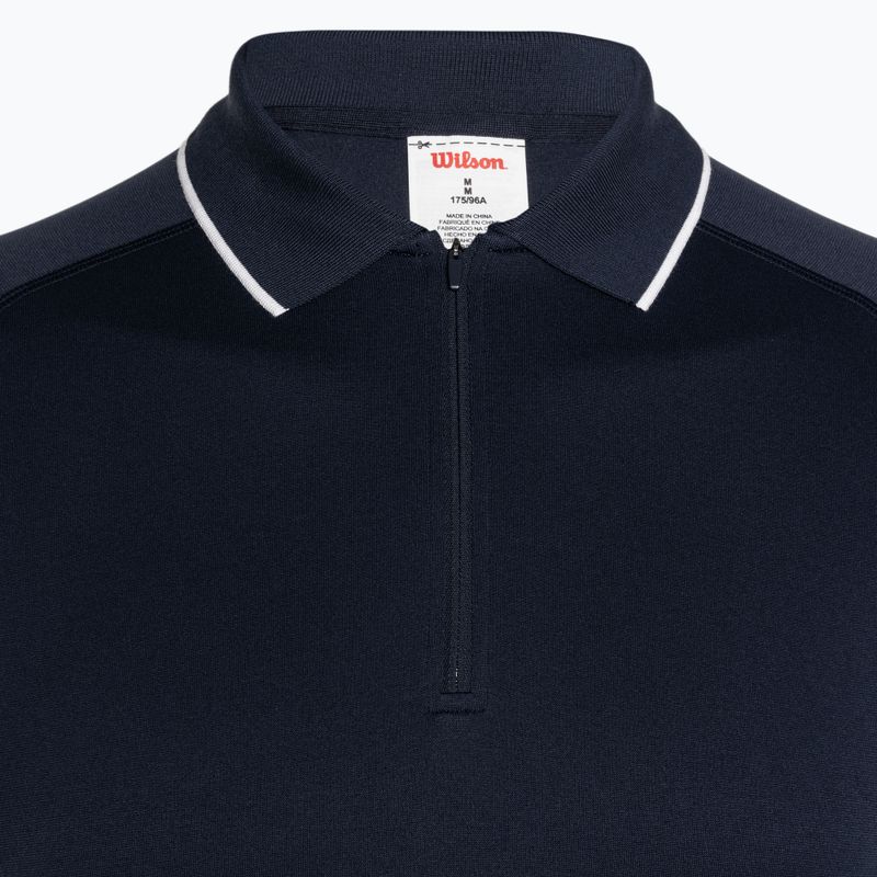 Men's Wilson Team Seamless Polo 2.0 classic navy T-shirt 3