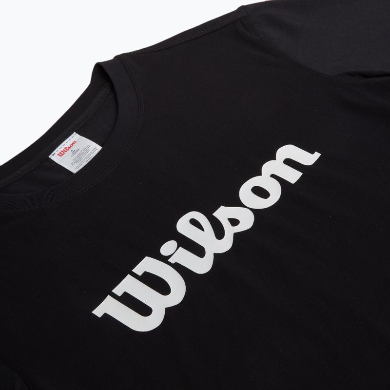 Men's tennis shirt Wilson Team Graphic black script 3