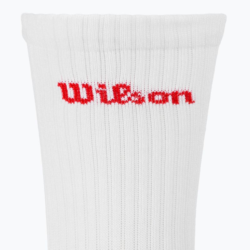 Socks Wilson Crew Logo 3 pairs bright white 3