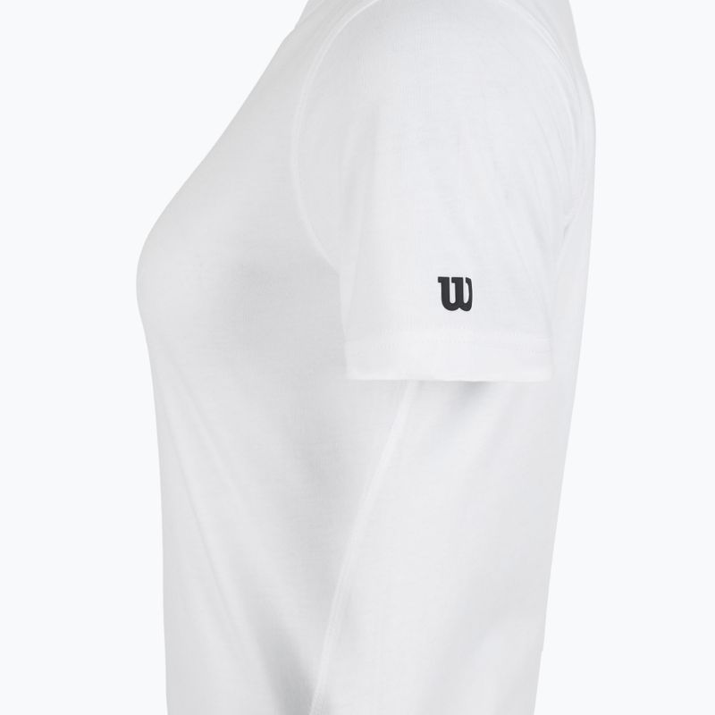 Women's tennis shirt Wilson Team Graphic W bright white 3