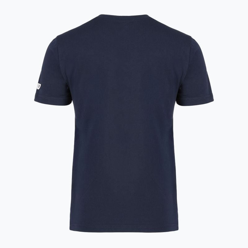 Women's tennis shirt Wilson Team Graphic W classic navy 2