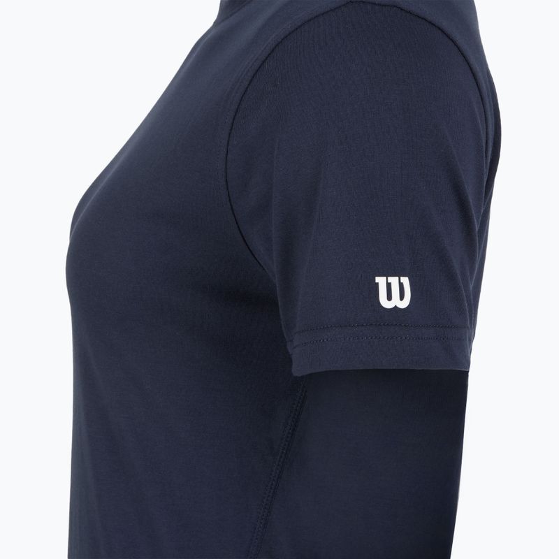 Women's tennis shirt Wilson Team Graphic W classic navy 3