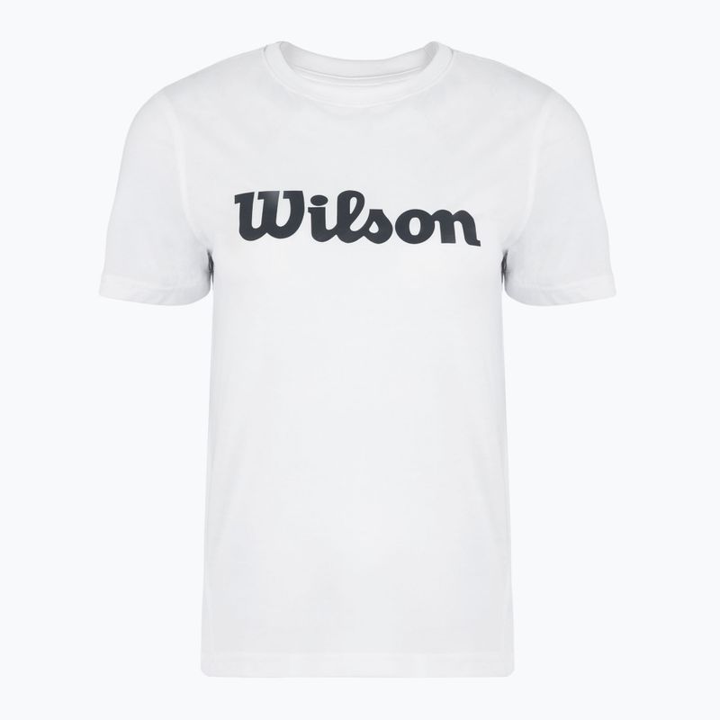 Women's tennis shirt Wilson Team Graphic Script W bright white script