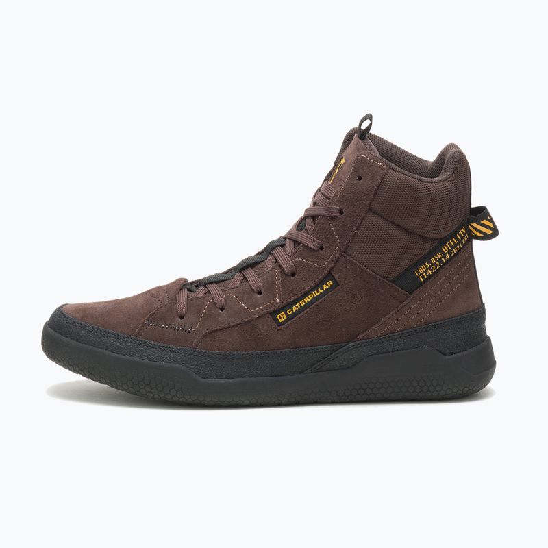 CATerpillar Hex Hi Utility brown shoes 9