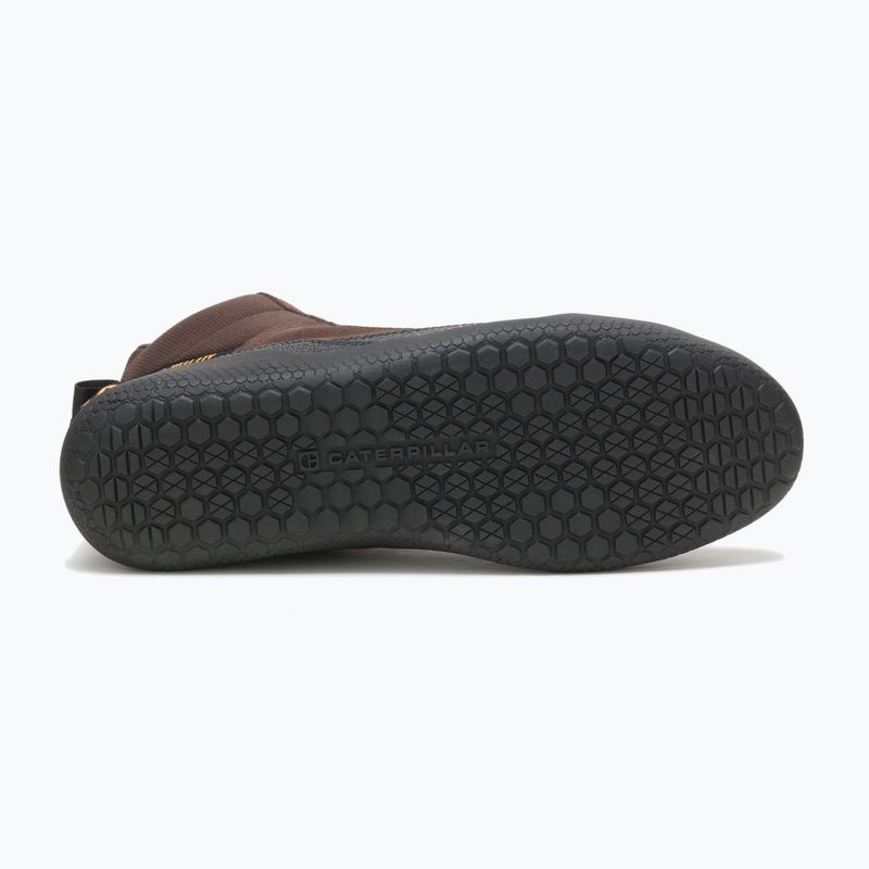 CATerpillar Hex Hi Utility brown shoes 12