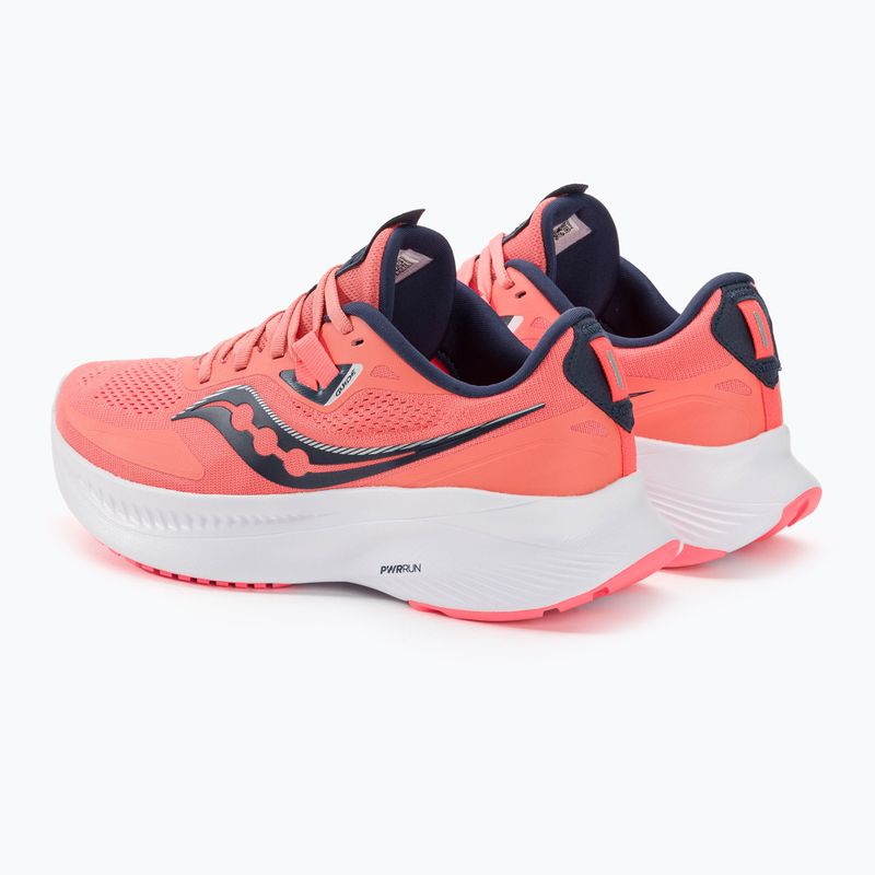 Women's Saucony Guide 15 sapphire/vizired running shoes 3