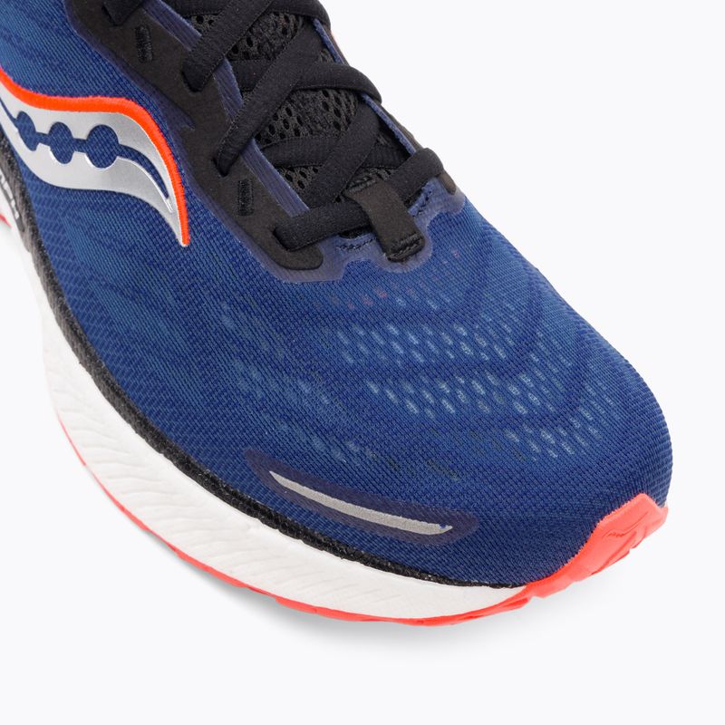 Men's Saucony Triumph 19 sapphire/black running shoes 7