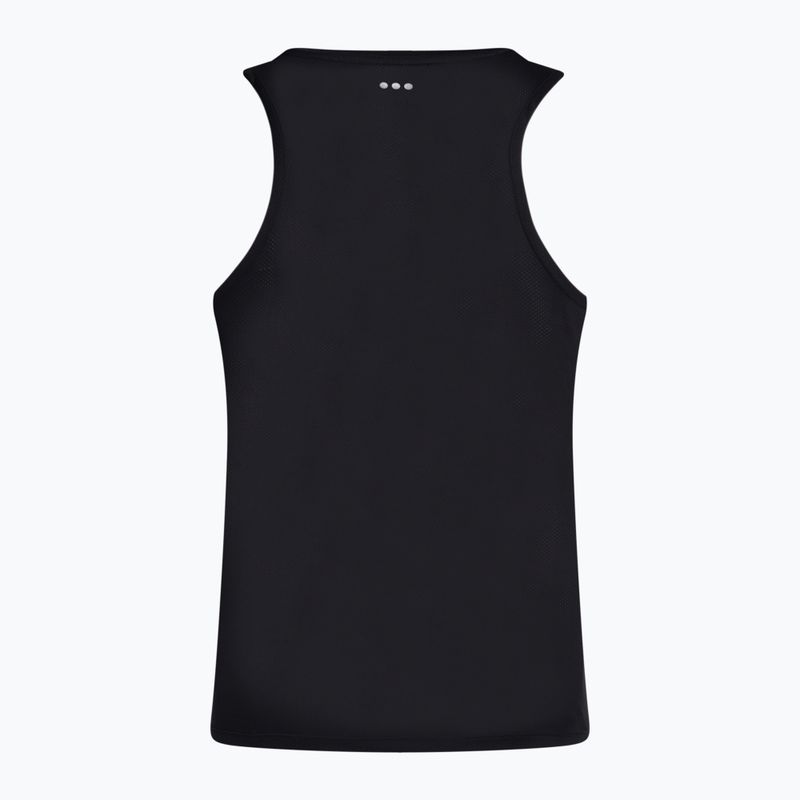 Men's Saucony Stopwatch Singlet running shirt black SAM800277-BK 2