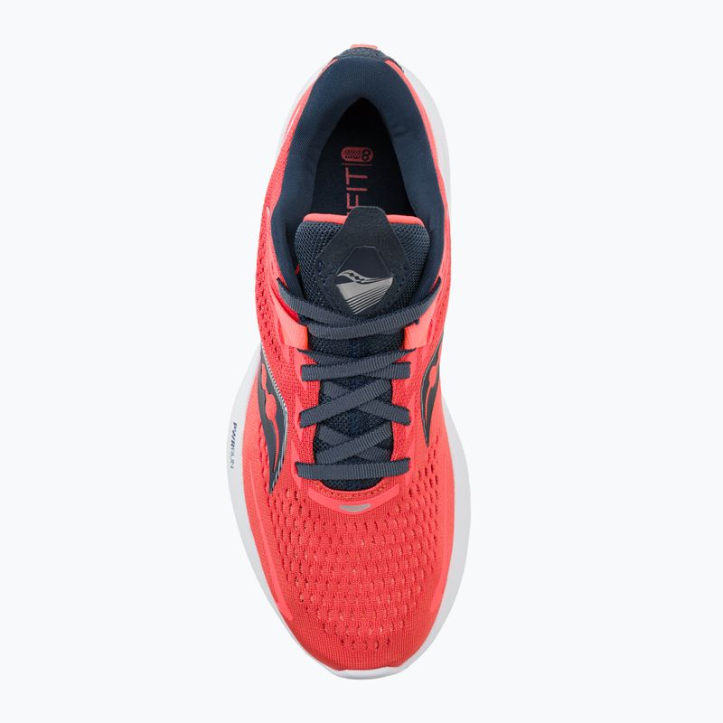 Women's Saucony Ride 15 vizi red/night running shoes 6