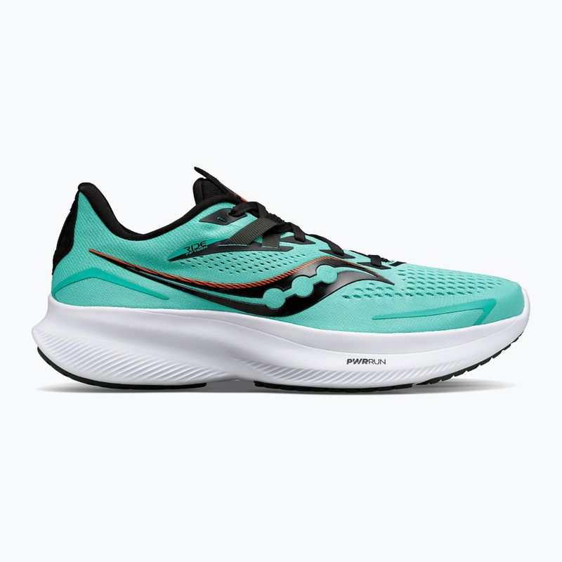 Men's running shoes Saucony Ride 15 cool mint/zest S20729-125 11