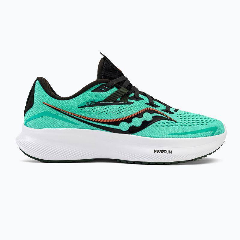 Men's running shoes Saucony Ride 15 cool mint/zest S20729-125 2