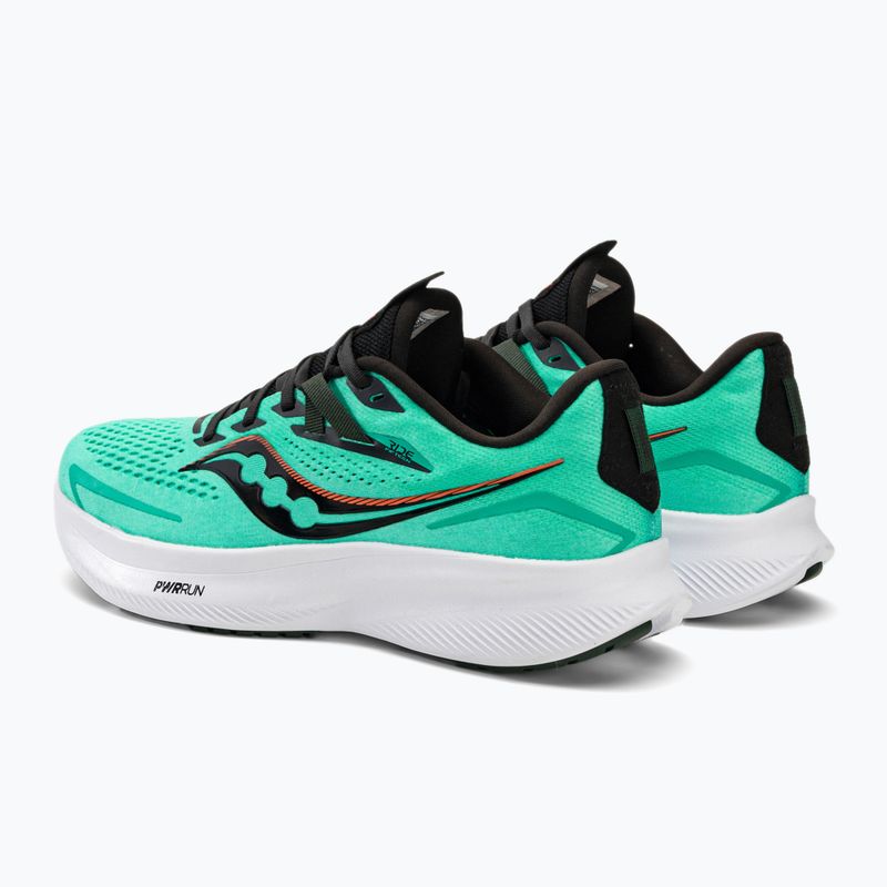 Men's running shoes Saucony Ride 15 cool mint/zest S20729-125 3