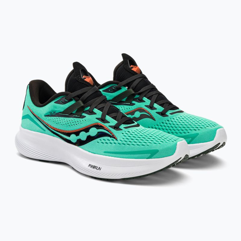 Men's running shoes Saucony Ride 15 cool mint/zest S20729-125 4