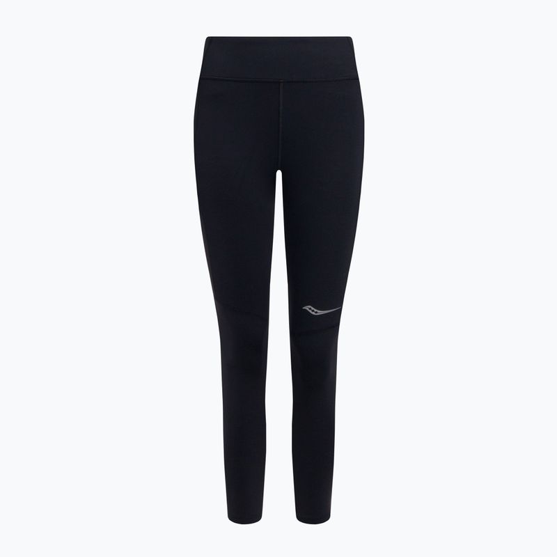 Women's running leggings Saucony Fortify Crop black SAW800398-BK