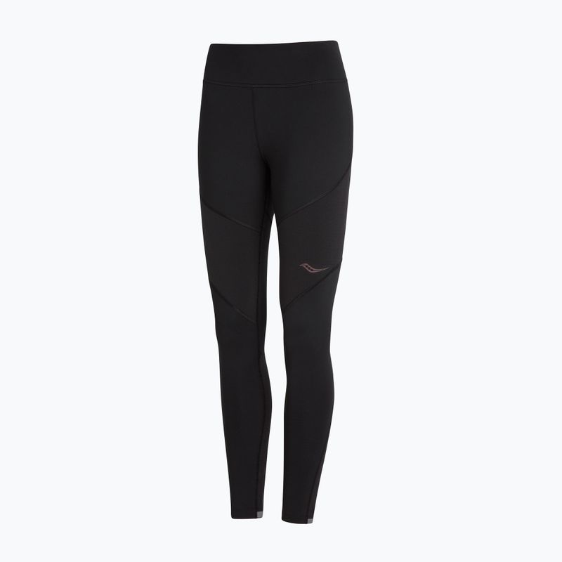 Women's running leggings Saucony Boulder Wind Tight black SAW800404-BK