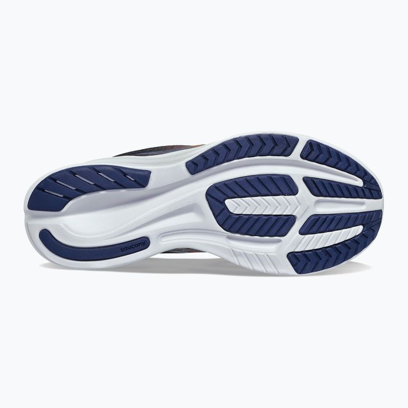 Saucony Ride 15 men's running shoes navy blue and yellow S20729-65 12