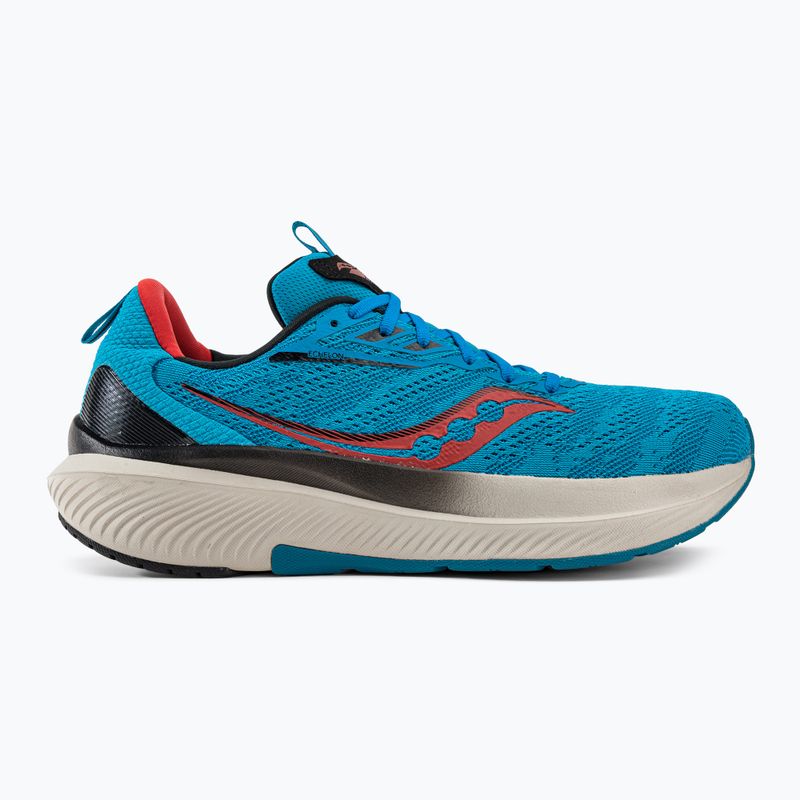 Men's Saucony Echelon 9 ocean/redrock running shoes 2