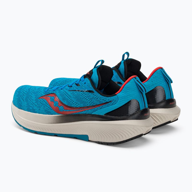 Men's Saucony Echelon 9 ocean/redrock running shoes 3