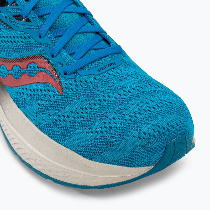 Men's Saucony Echelon 9 ocean/redrock running shoes 7