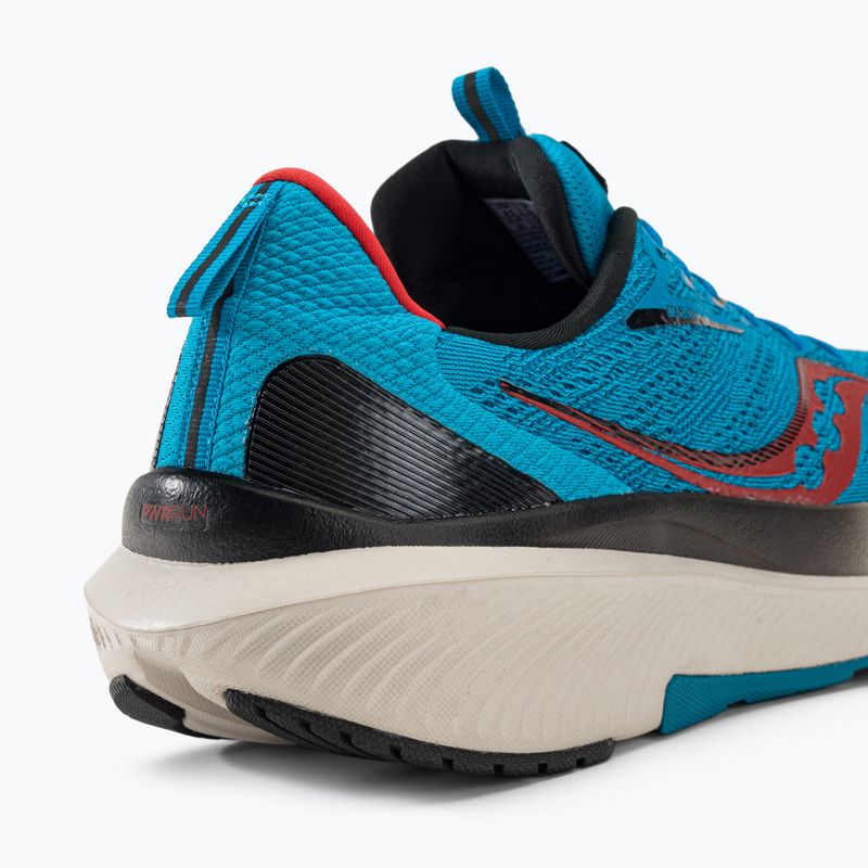 Men's Saucony Echelon 9 ocean/redrock running shoes 9